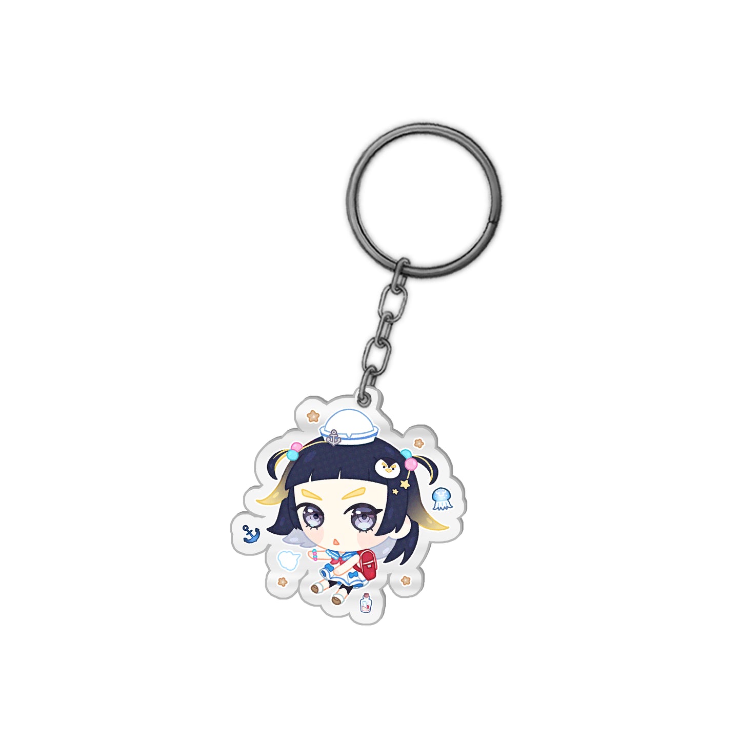 Hunneychu Silly Penguin Keychain