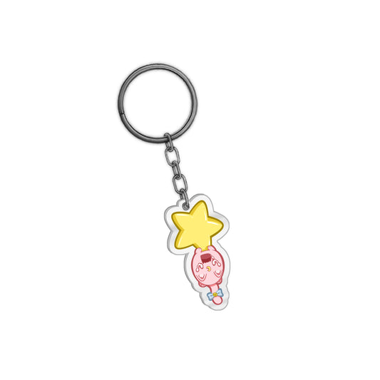 MeowMoonified Catching Stars Keychain