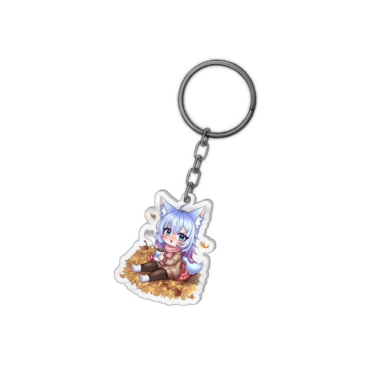 Mifuyu Leaf Pile Keychain