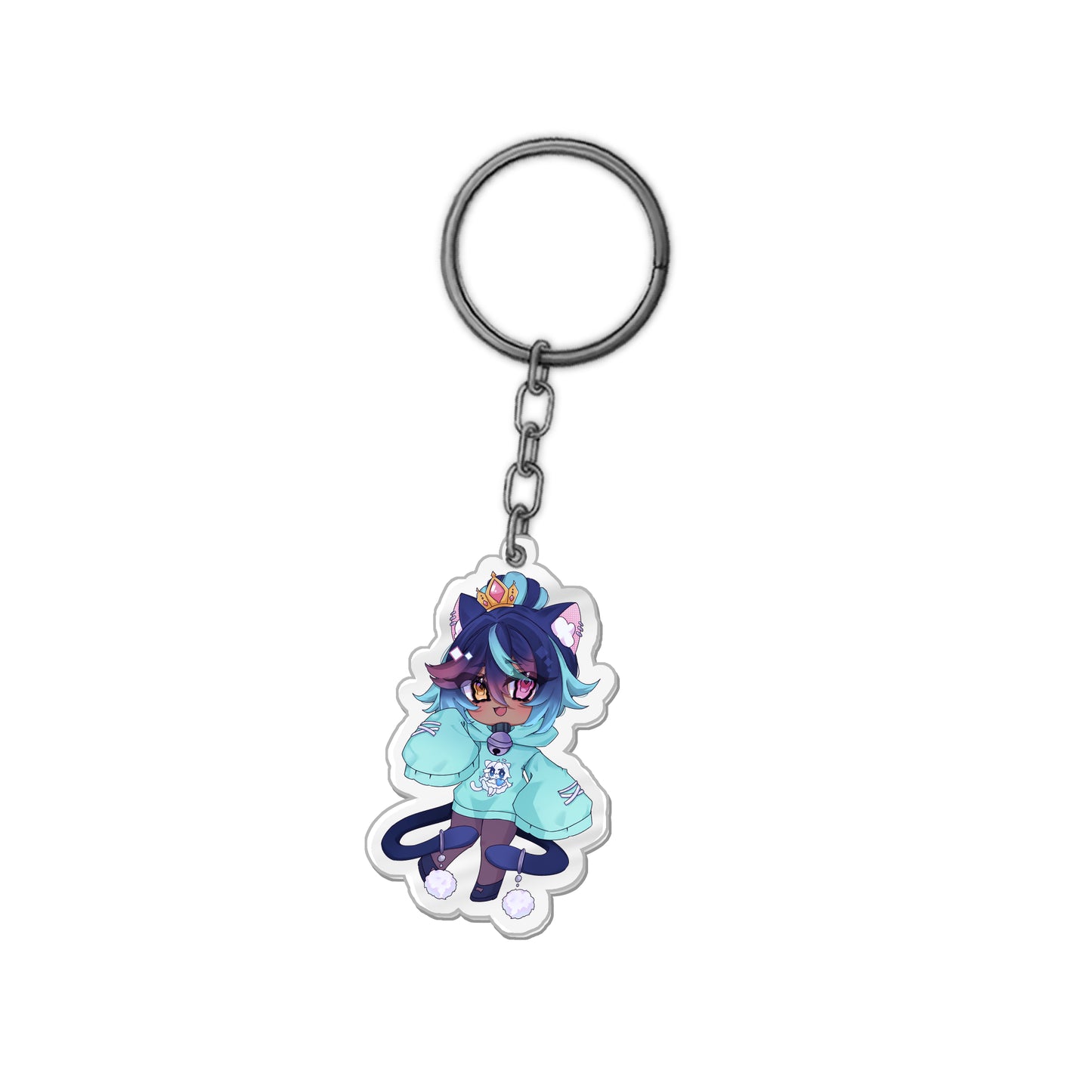 Kittyflute Acrylic Keychain