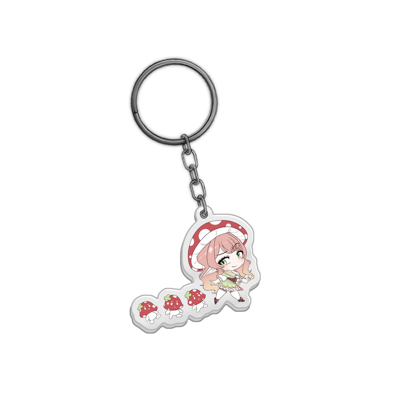 AmiClover Mushroom Walk Keychain
