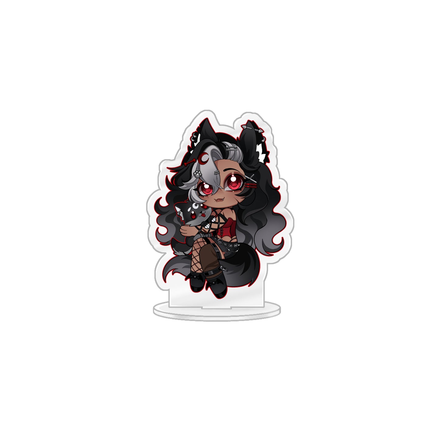 Ashe Grayson "Chibi Wolf" Arcylic Standee