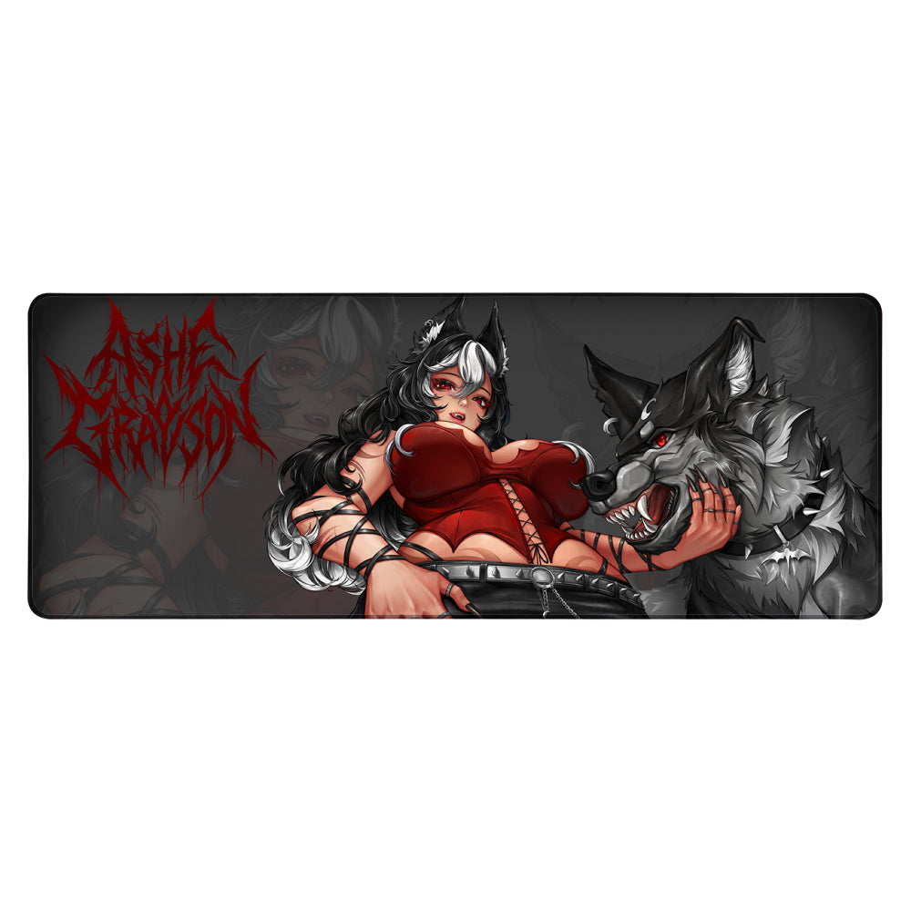 Ashe Grayson "With the Wolves" XL Mousepad