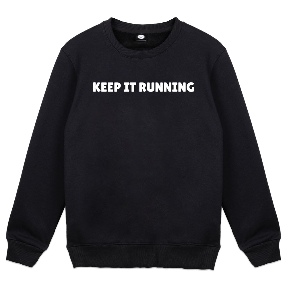 Itscoffeerun Keep It Running Crewneck