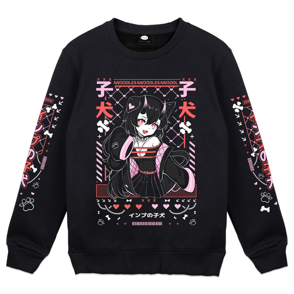 Awoodles Puppy Love Crewneck