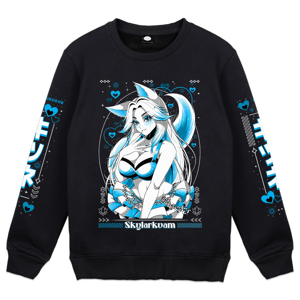 SkylarKuam Soothing Fox Crewneck
