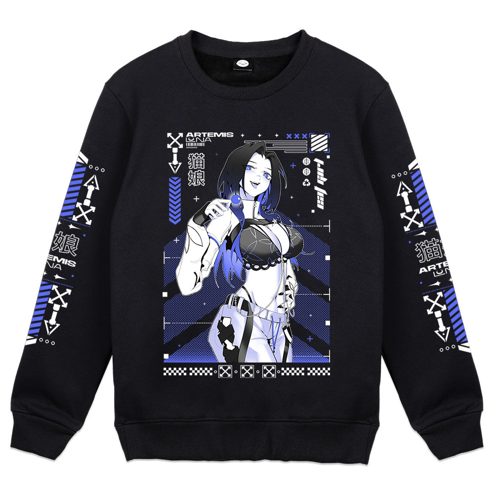 ArtemisLunaVT Casual Goddess Crewneck