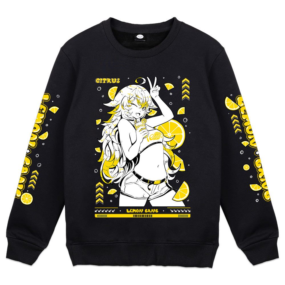 Holylemongod11 Citrus Crewneck