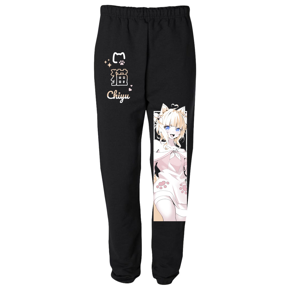 Chiyu Nyaa Black Sweatpants