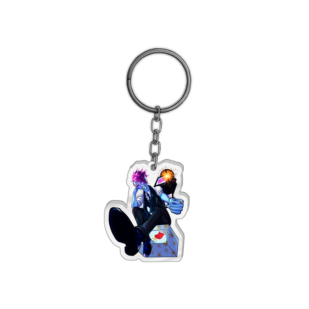 Blinx 'Cosmic Birthday' Keychain