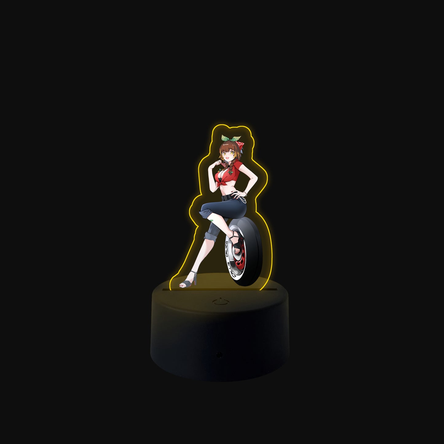Callie Calico Pinup LED Desk Lamp