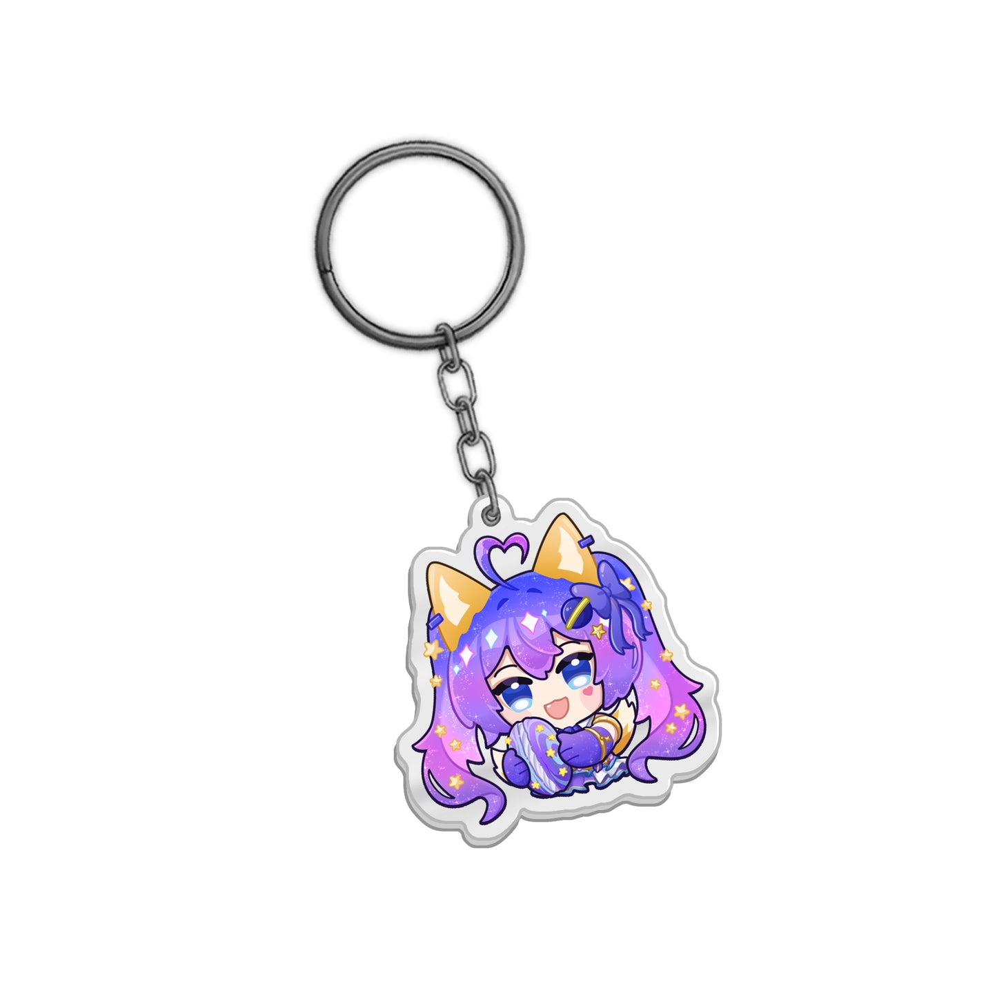 cosmickitsune Macaroon Keychain