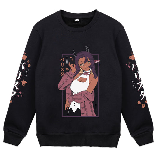 CozyCowCafe Laid Back Crewneck