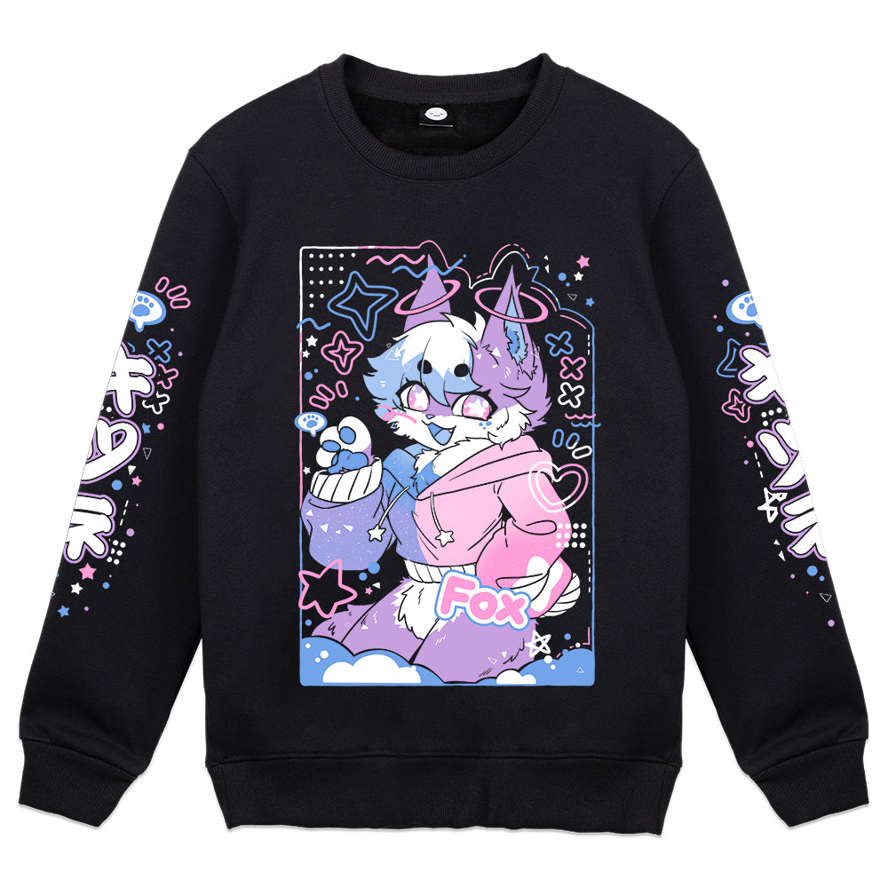 sweetstarcosmic "Cosmic-Pop" Crewneck - Black
