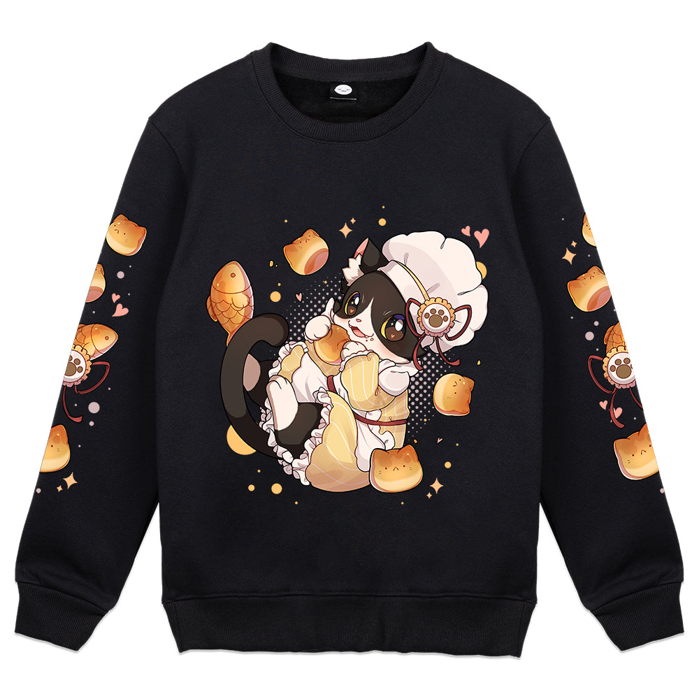 KiwiCat Cat Snacks Crewneck