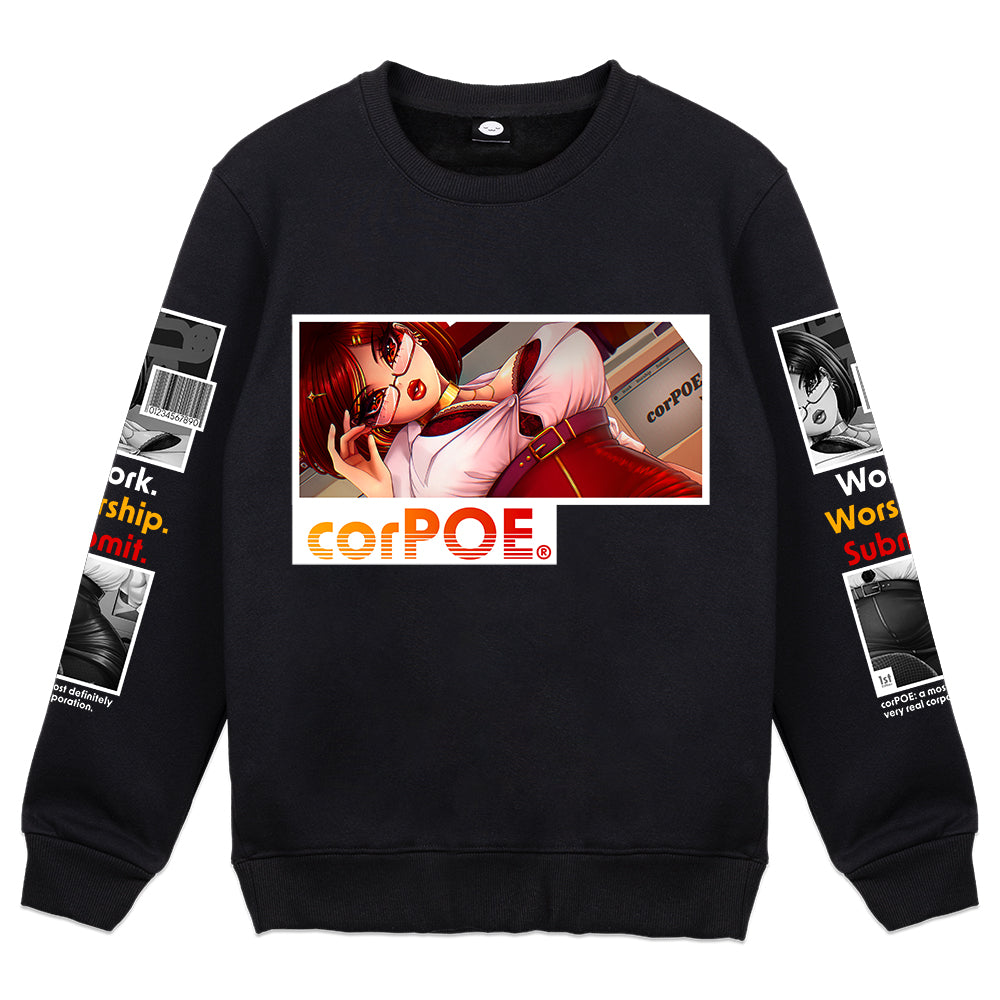 Church_of_Poe "Office Goddess" Crewneck