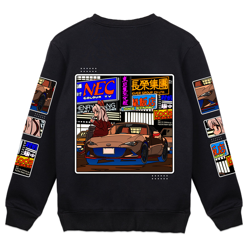 augidraws "Retro Drift" Crewneck