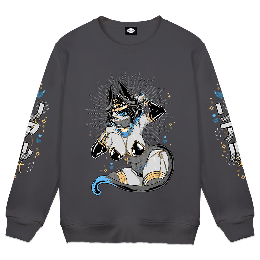 IsTHISrealVR "Masquerade" Crewneck - Charcoal