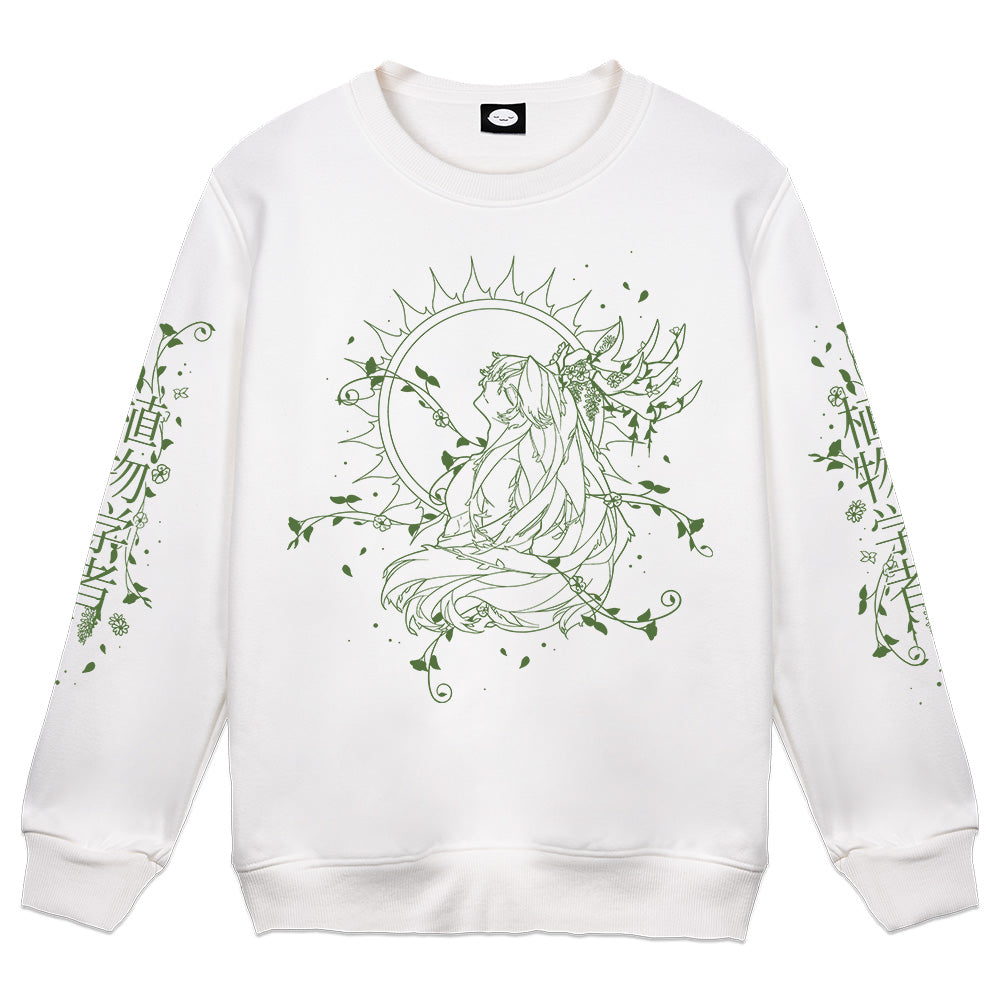 Zura "Sun God" White Crewneck