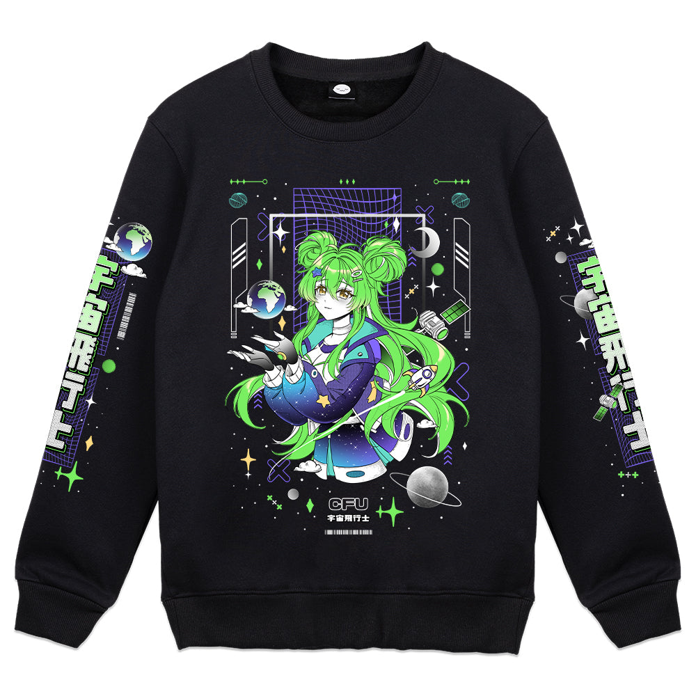 Hori Seiza "Green Space" Crewneck
