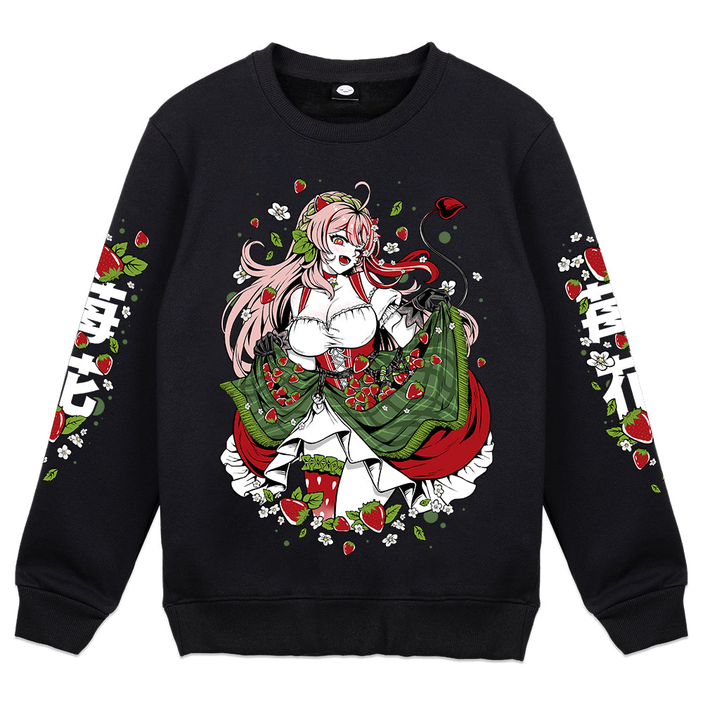 Zumiii Fraisette 'Berry Picking' Crewneck