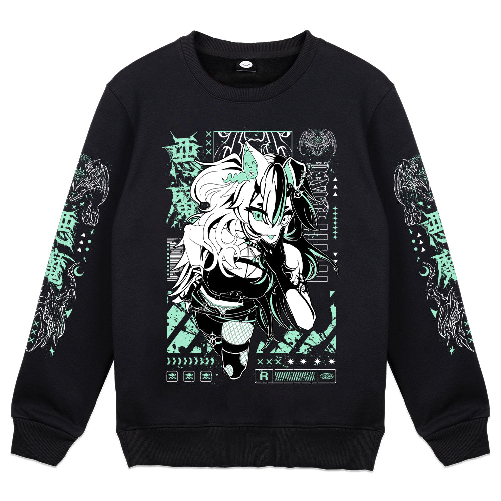Imp Demon Fox Crewneck