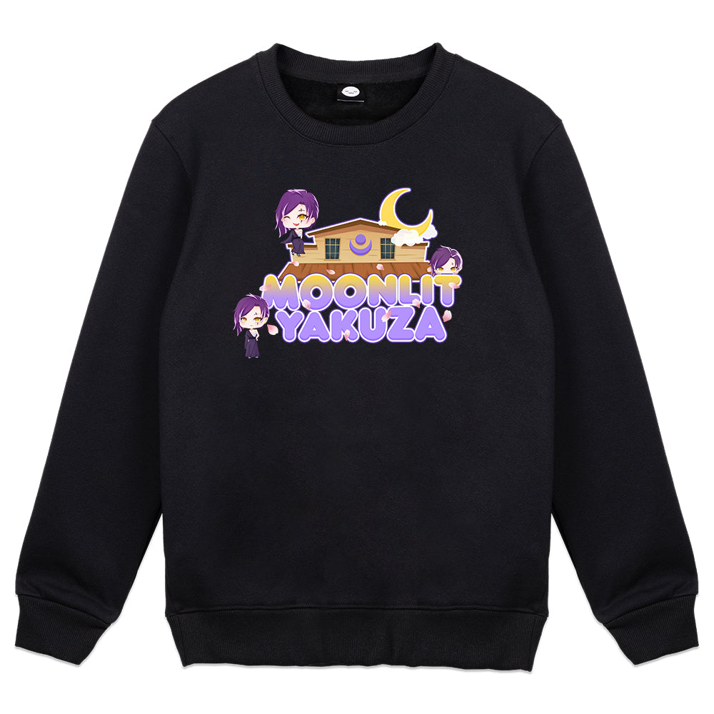 LunariValkyrie Moonlit Yakuza Crewneck