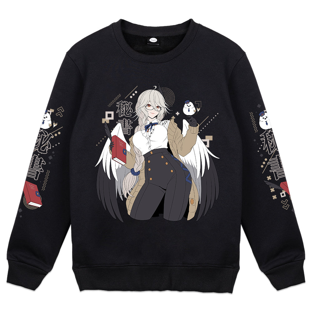 KiraHishotori Bird Secretary Crewneck
