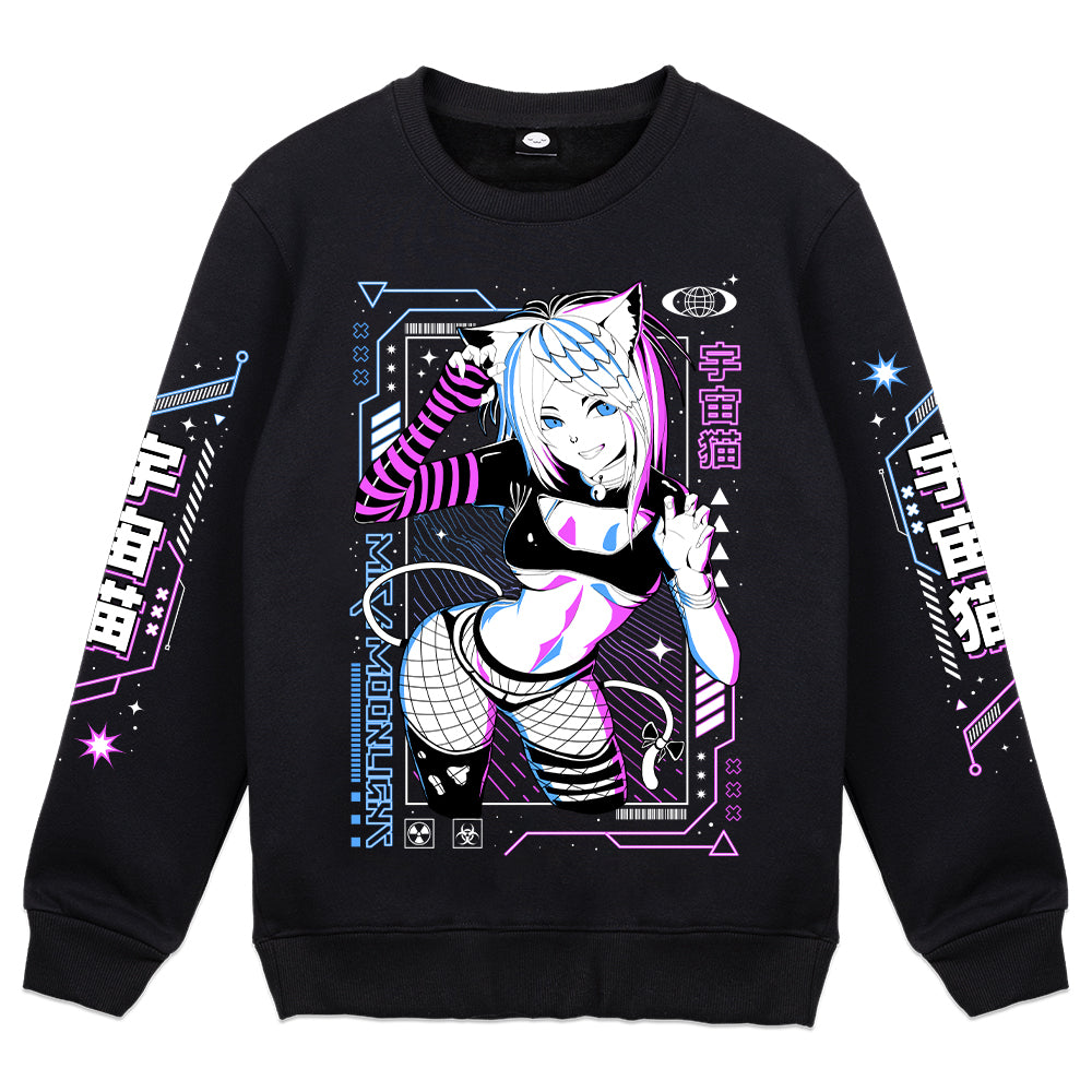 MikaMoonlight Scene Queen Crewneck