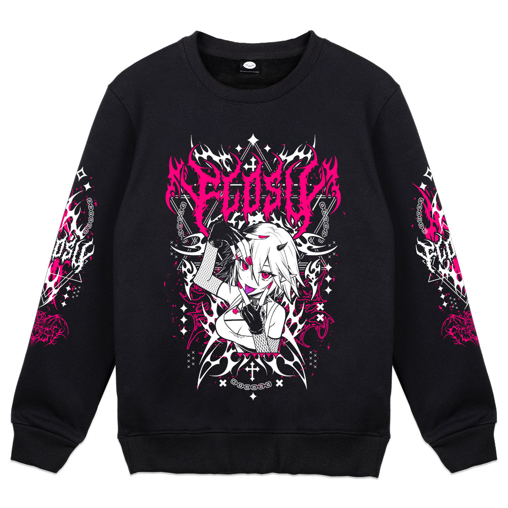 FlosV Hex-Metal Crewneck - Black