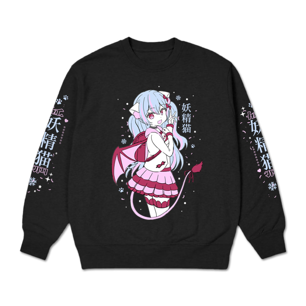 ShimoHisae Fairy Neko Crewneck