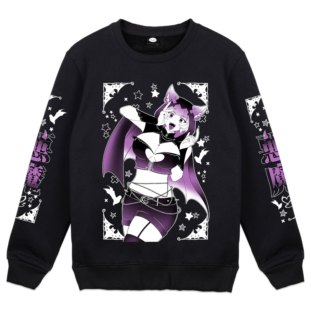 Kamiimaou Cat Demon Crewneck