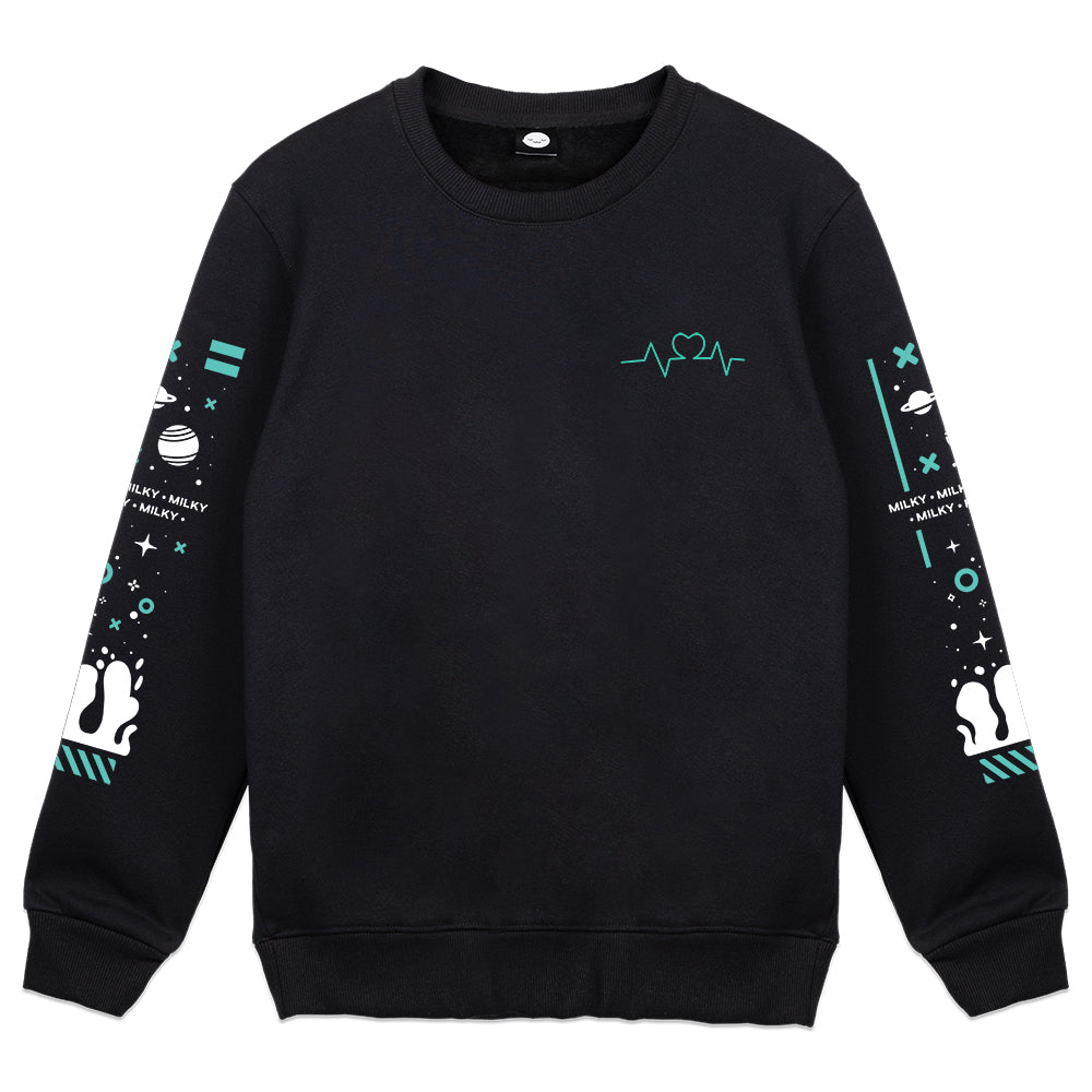 vtMILKY MilkyVerse Crewneck Black