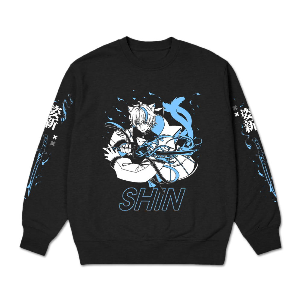 Shin Azure Flame Crewneck