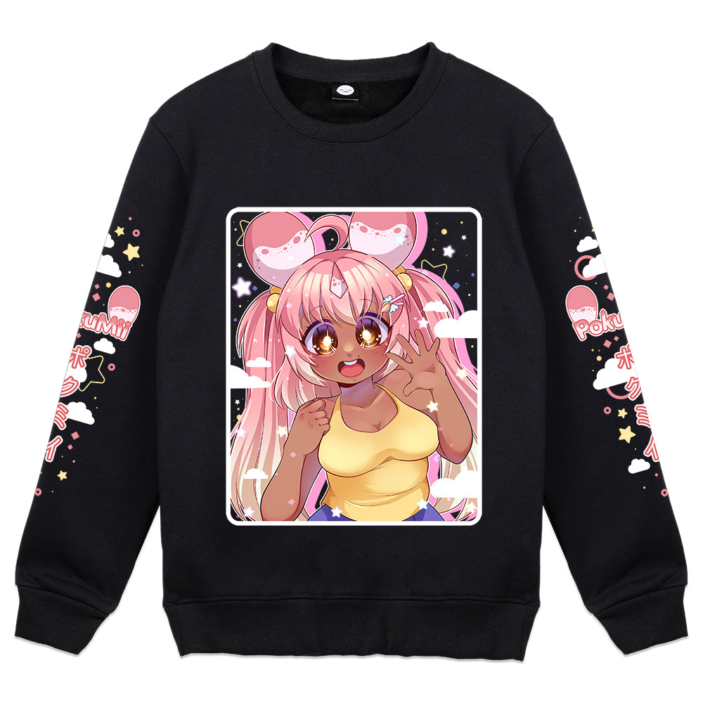 PokuMii 'Dazzling Unibun' Crewneck