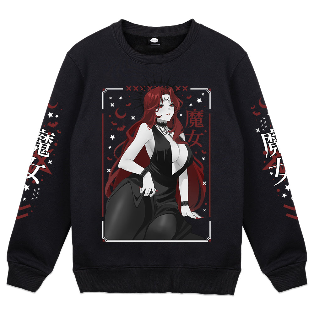 Witchy_Tea_Cup Dark Goddess Crewneck