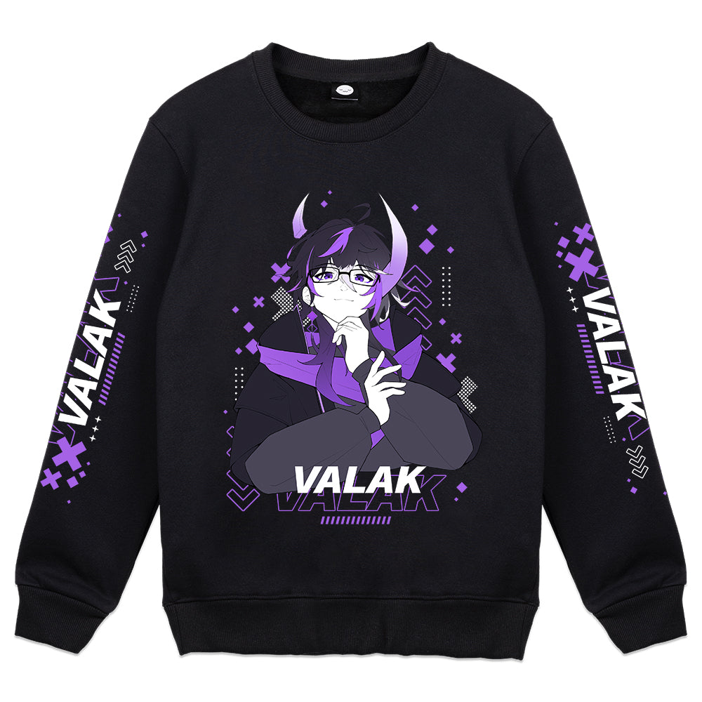 ValakVtuber Lavender Trickster Crewneck