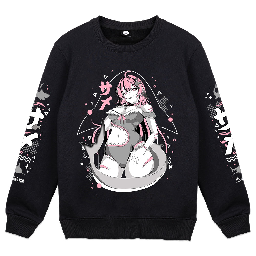 FinnyaVT Shark Bite Crewneck