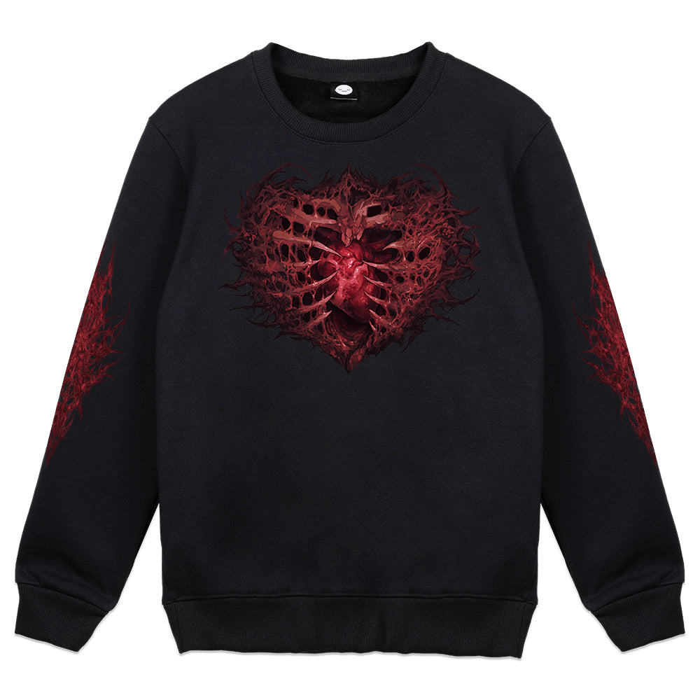 GORE-GIRL Decaying Heart Crewneck