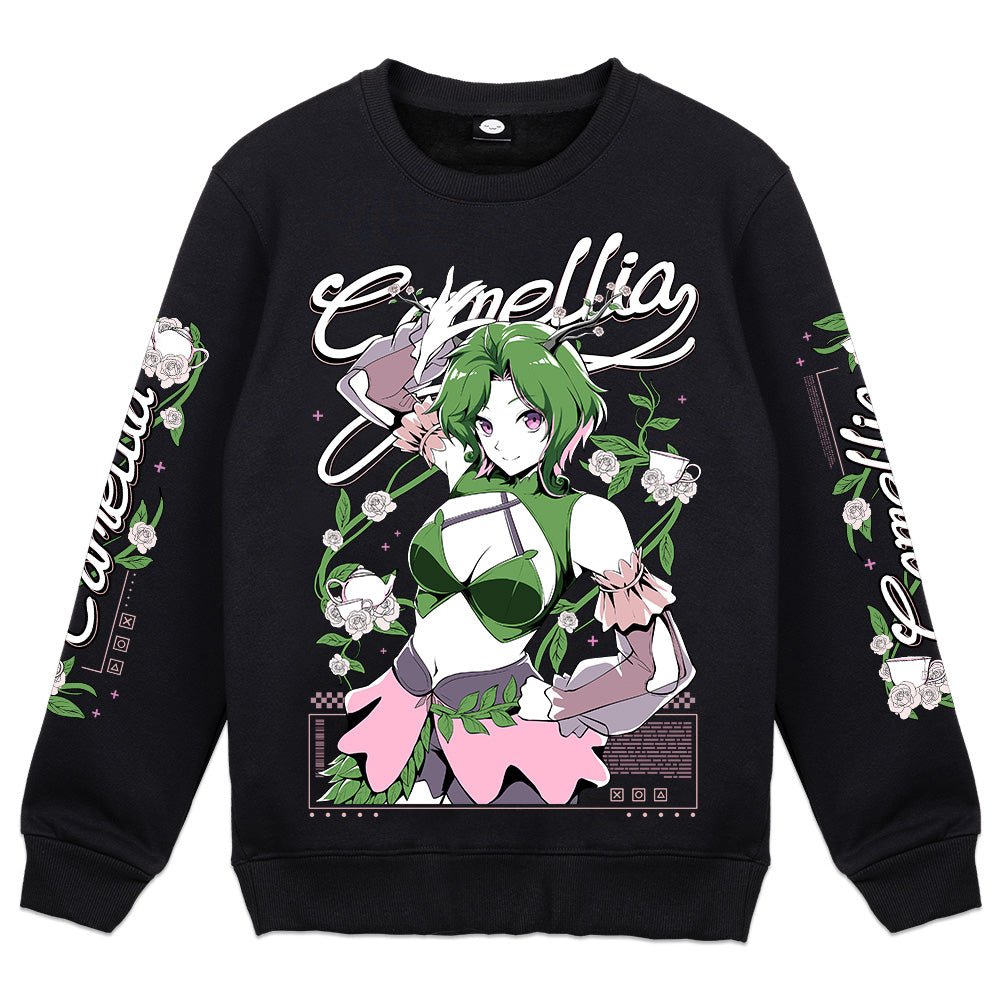 Camellia Whimsical Crewneck