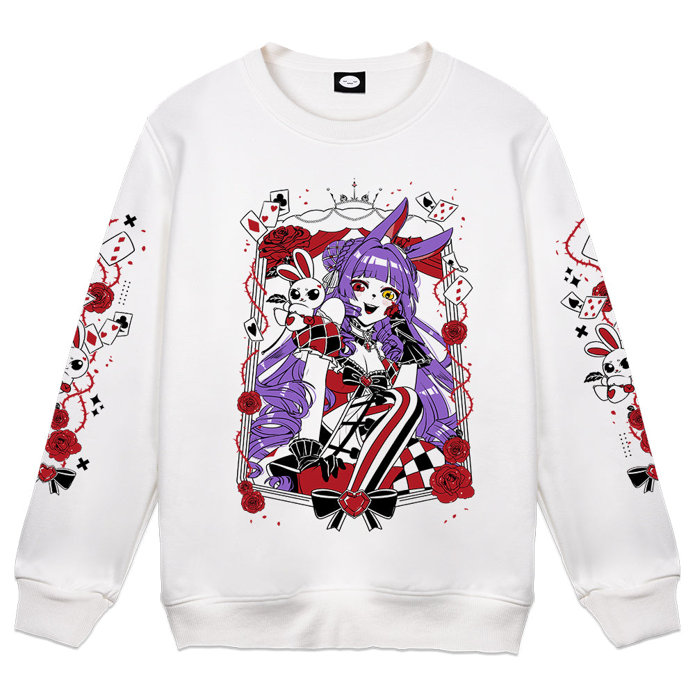 RQmaddie Red Queen Crewneck (White)