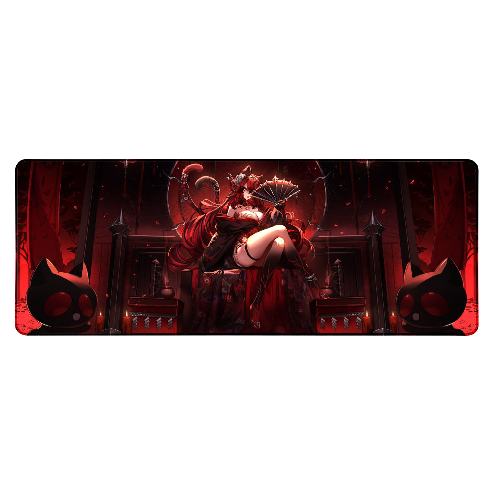 CrimsonBloodCat "Shrine Supplication" XL Mousepad