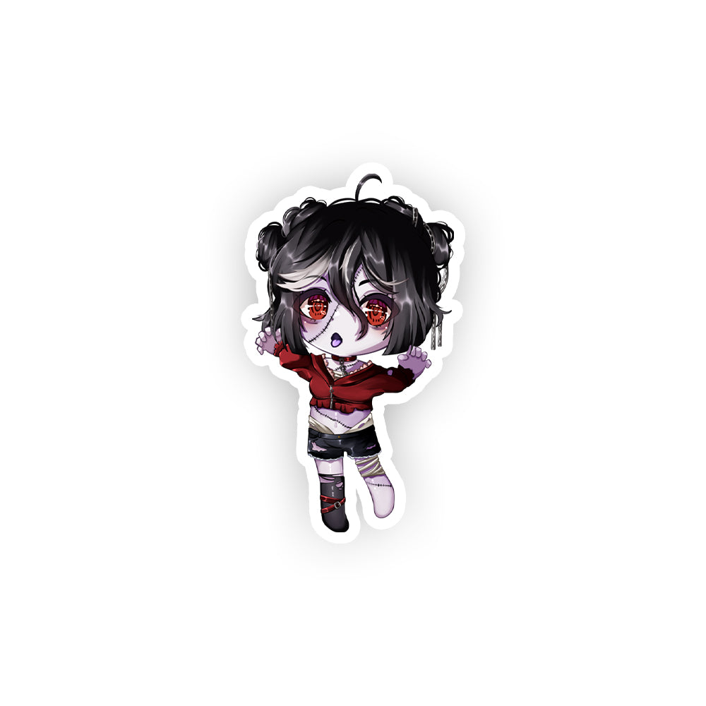 Demythicall Chibi Zombie Walk Sticker
