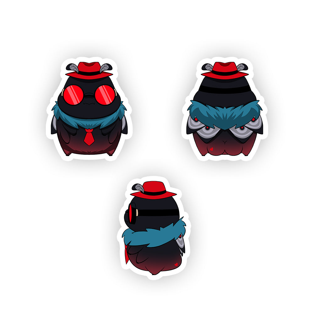 FearSona "Mothman" Sticker Pack