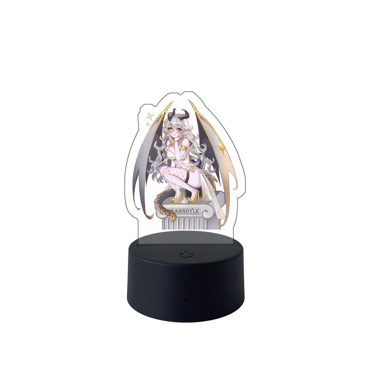 GayleGoyle Pedestal LED Desk Lamp