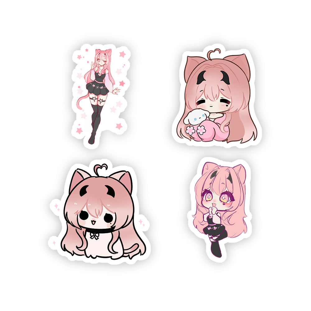 GhostyUwU "A Haunt of Nekos" Sticker Pack