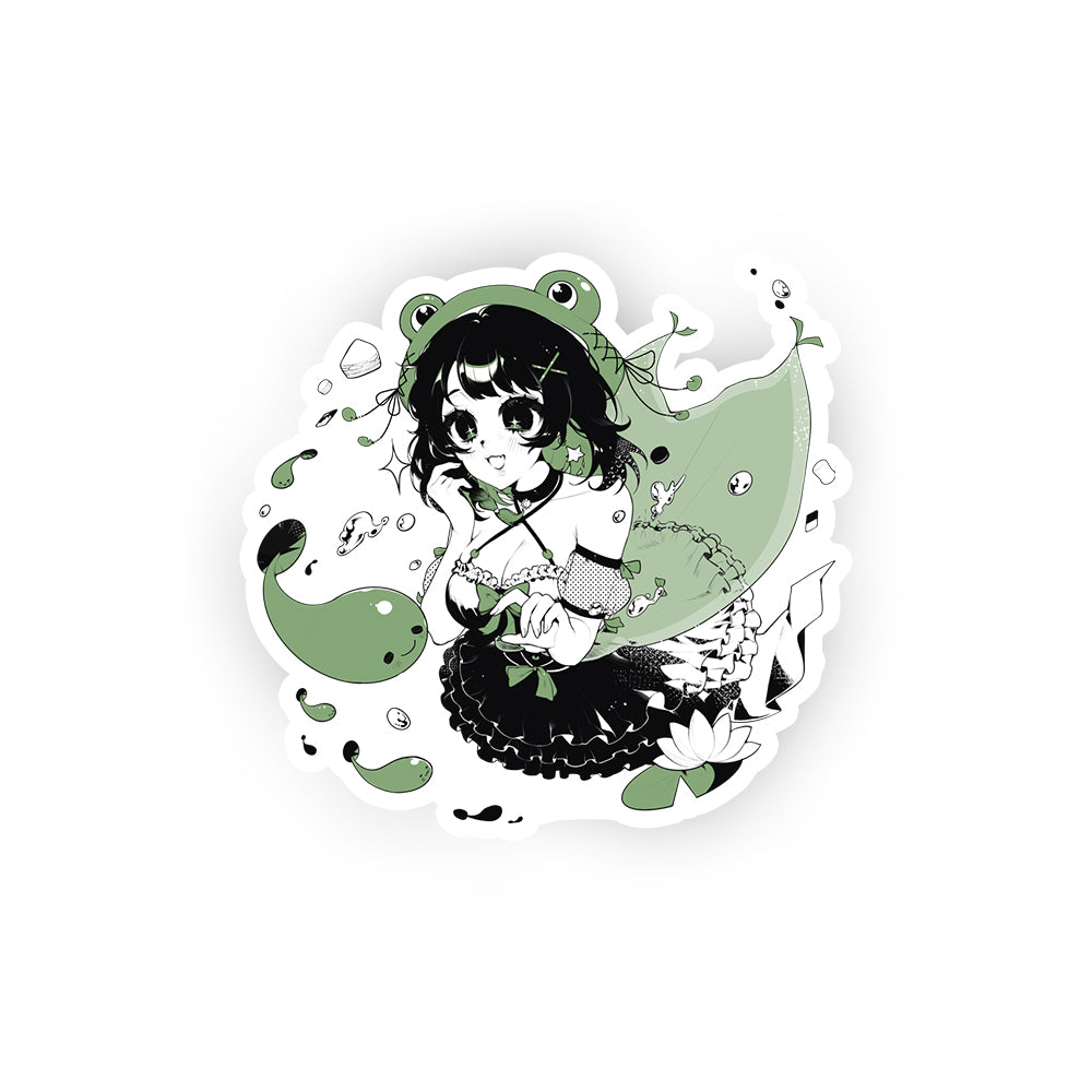 Hina_Kaeru Pond Sticker