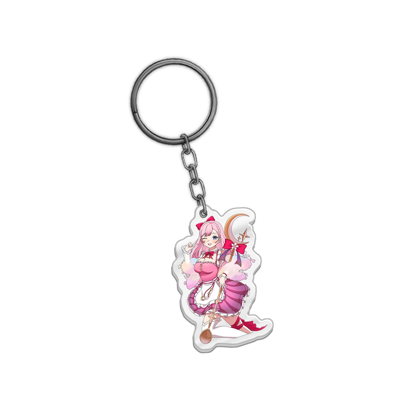 HiyoCafe "Magical Girl" Keychain