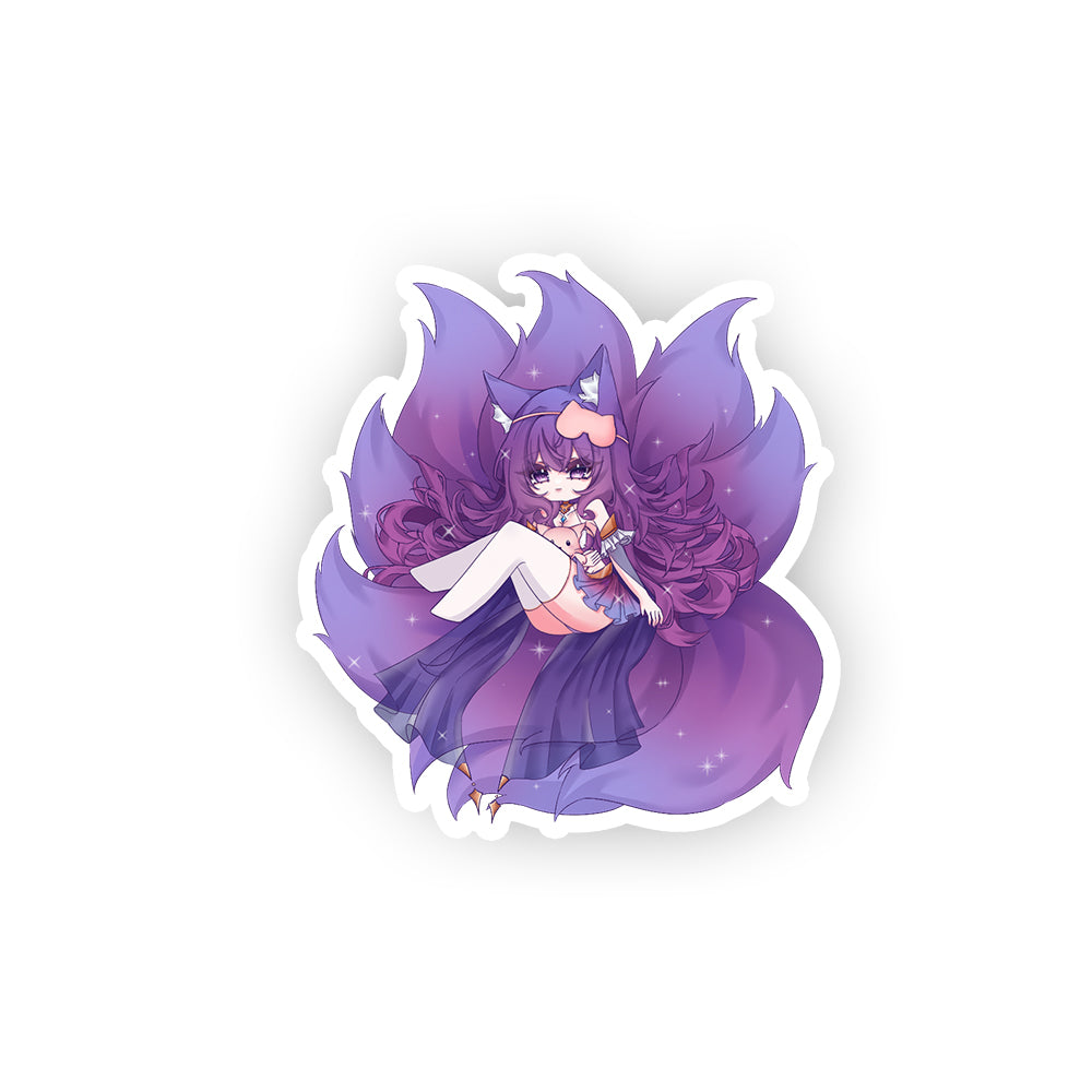 Holorystal Diamond Kitsune Sticker