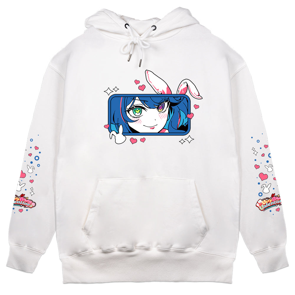 Mischief.EVE "Very Bunny Valentine's" Hoodie - White